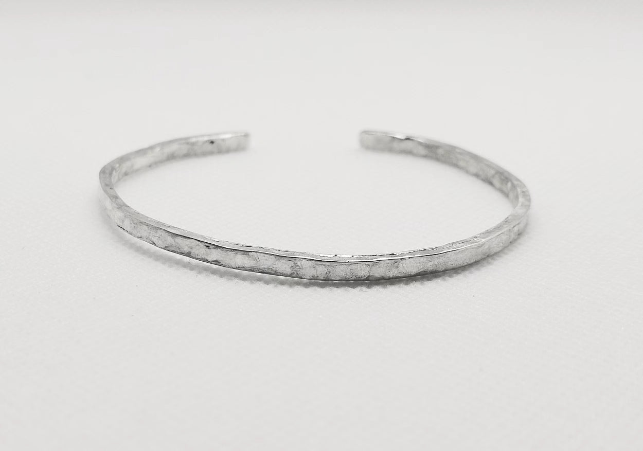 Hard Knocks - Hammered Sterling Silver cuff