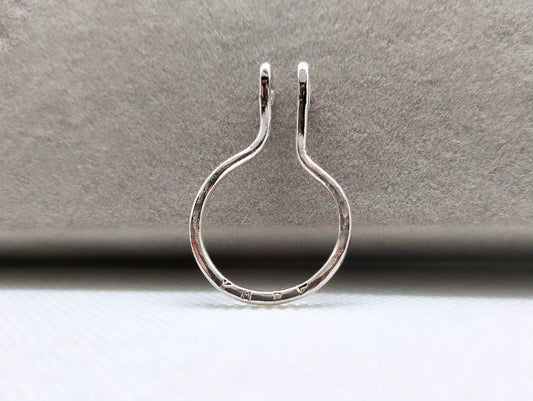 Ring Holder pendant in sterling silver