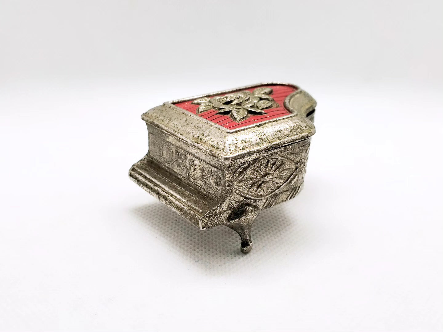 Vintage miniature Piano trinket Box